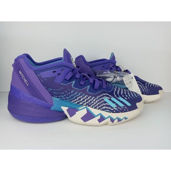 ADIDAS D.O.N ISSUE #4 BASKETBALL SHOES Purple Rush HR0710 Size M12 W13 New main image 12